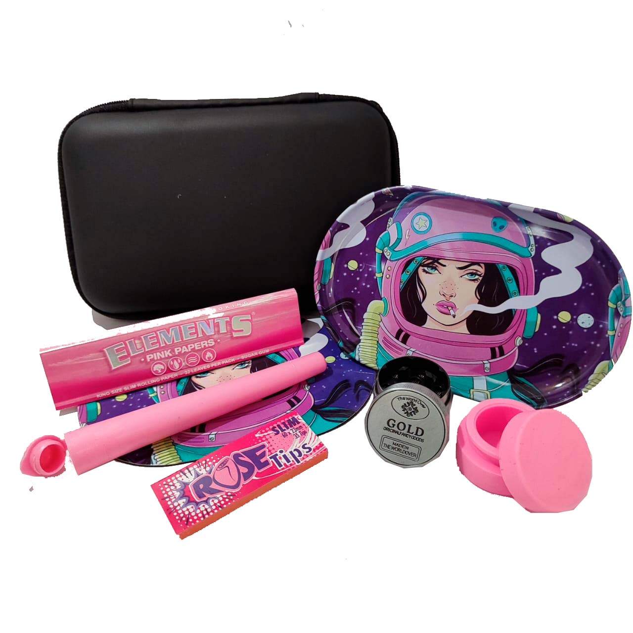 Kit Case + Bandeja com Tampa e Itens Essenciais.