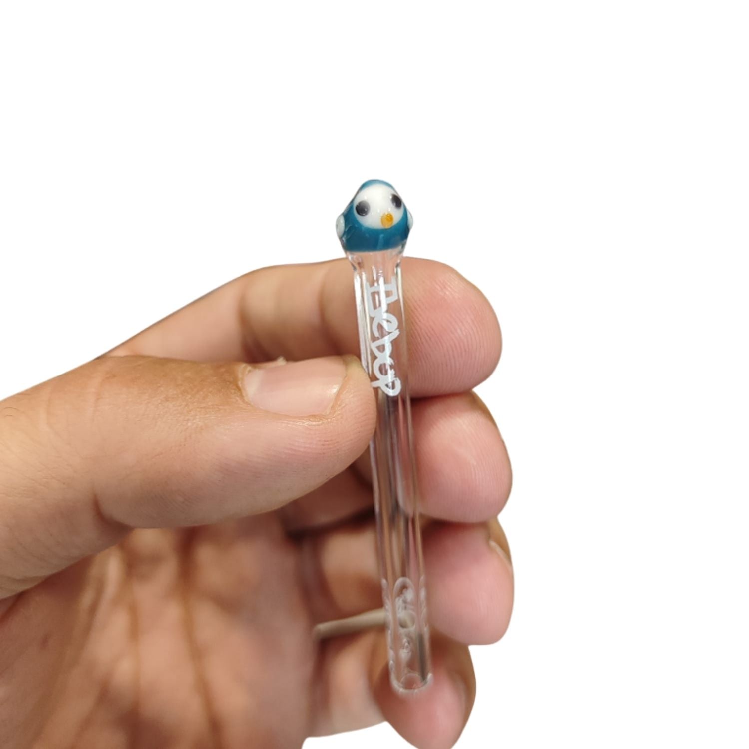 Piteira de Vidro Hippie Bong 6mm Pomba