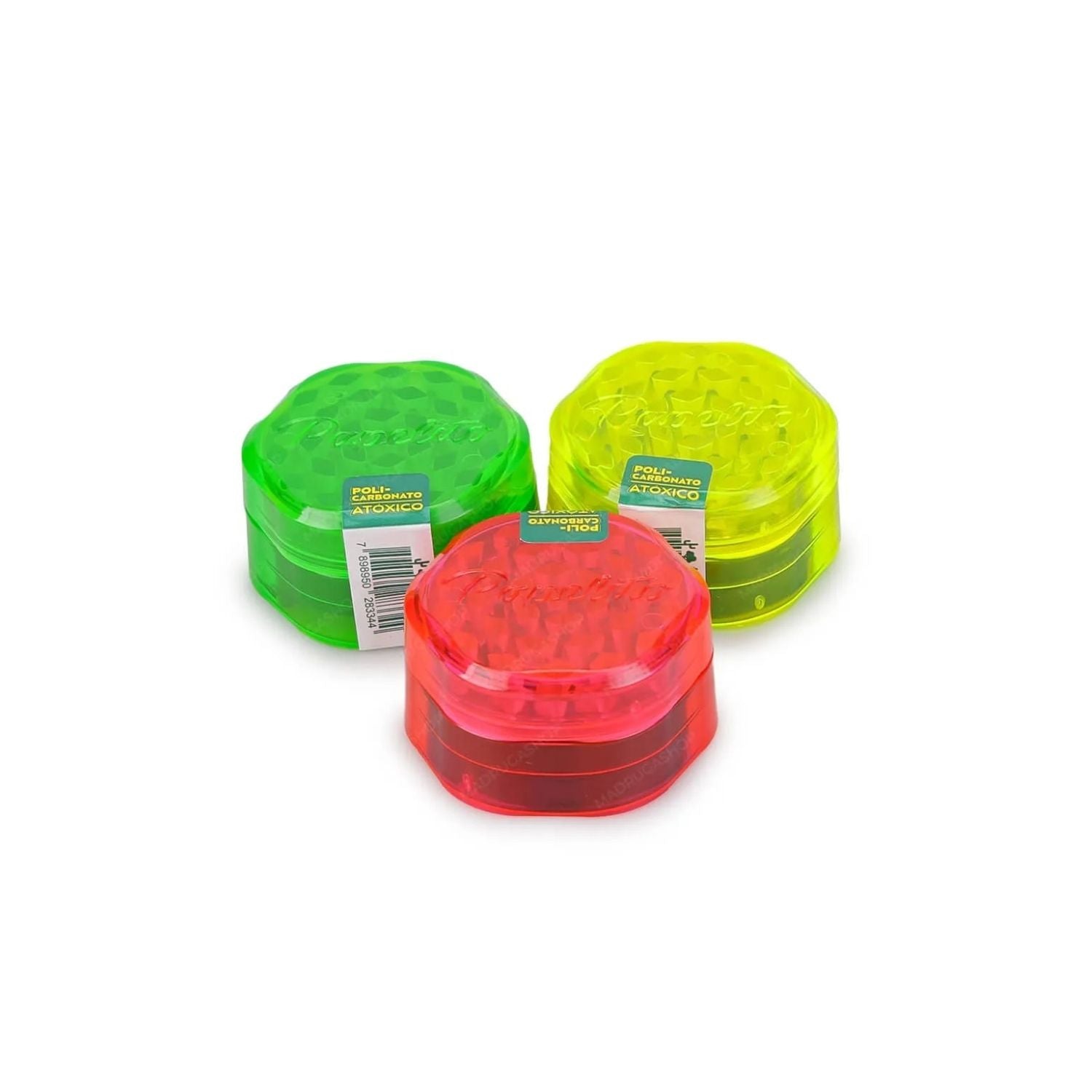 Dichavador de Policarbonato Papelito Neon 3 Partes