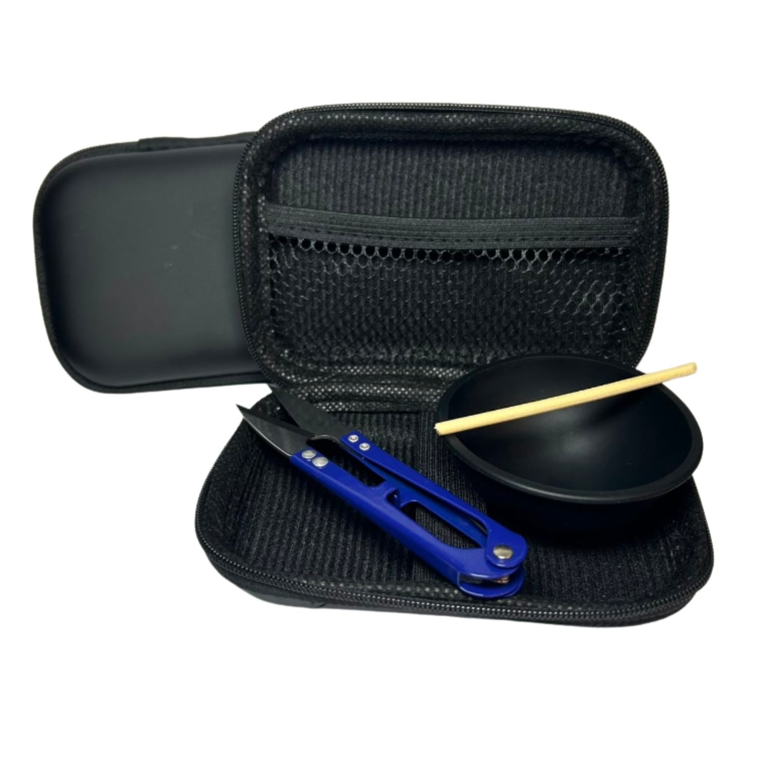 Kit Essencial com Case Bag Cuia, Tesoura e Pilão Yellow Finger