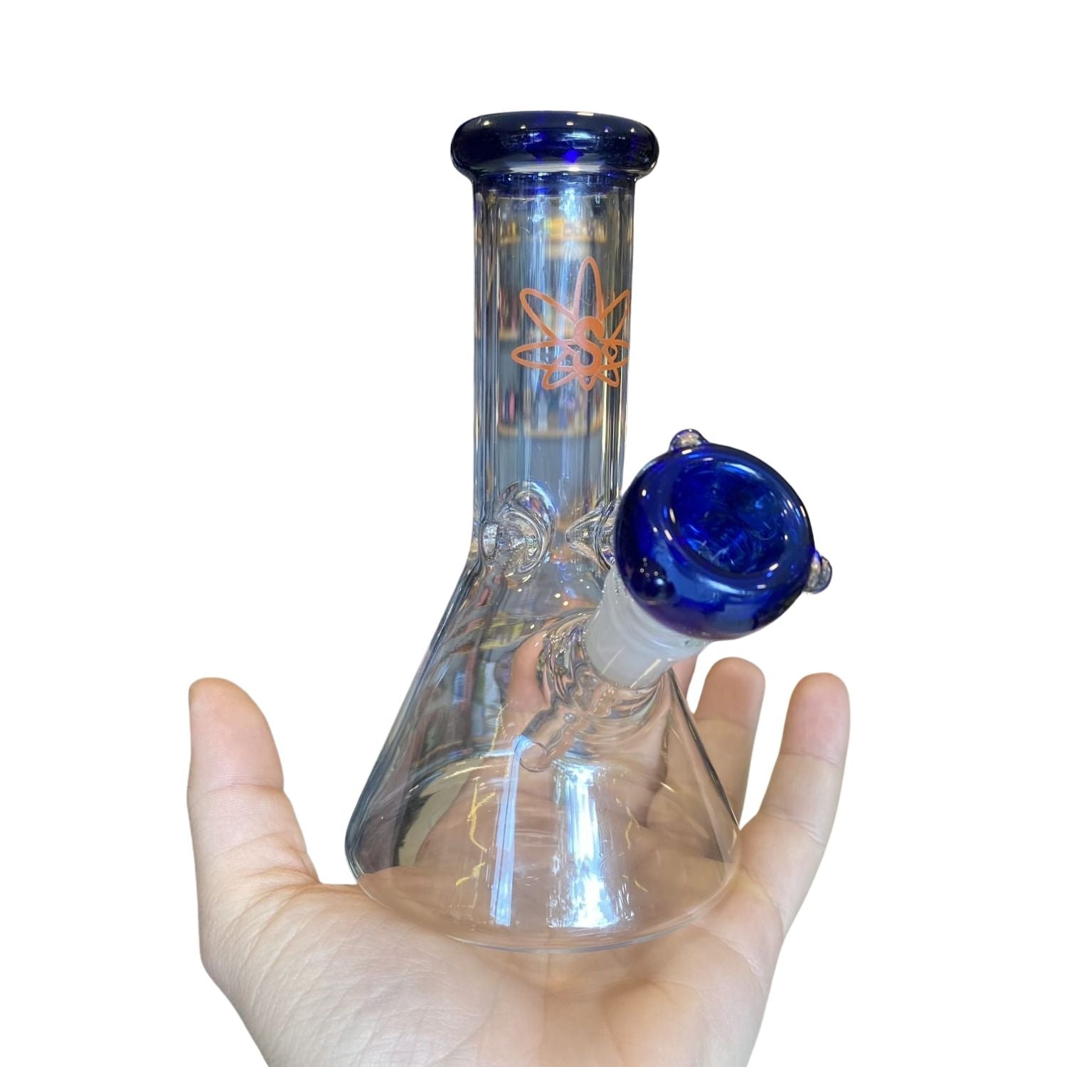 Bong Sadhu Triangular de Vidro
