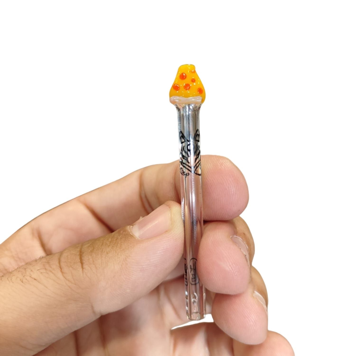 Piteira de Vidro Hippie Bong 6mm Pizza