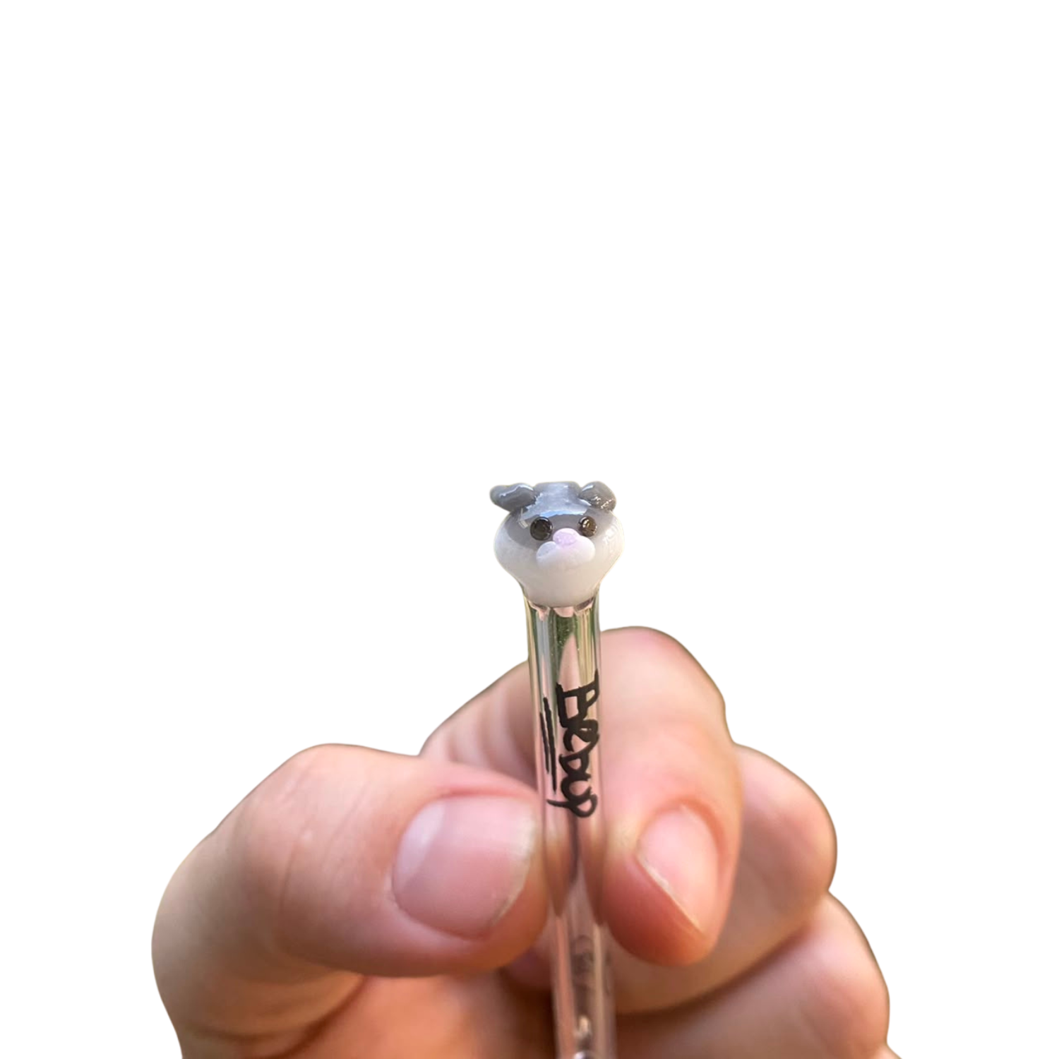 Piteira de Vidro Hippie Bong 6mm Coelho