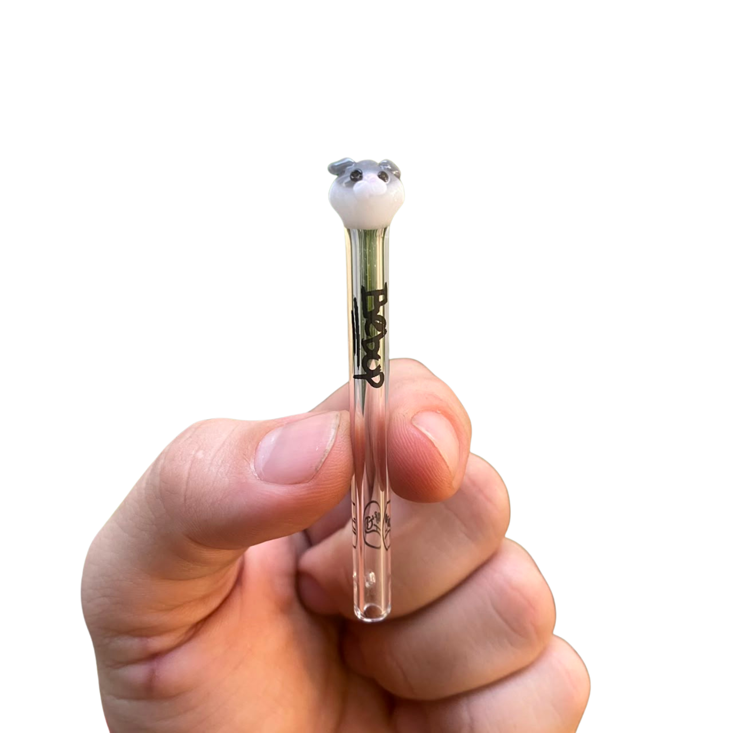 Piteira de Vidro Hippie Bong 6mm Coelho