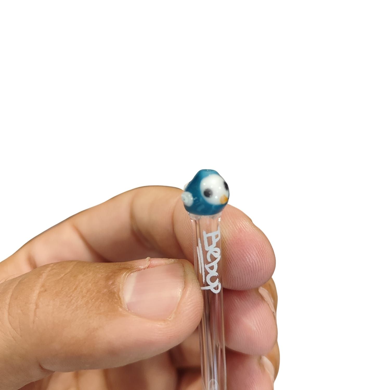 Piteira de Vidro Hippie Bong 6mm Pomba