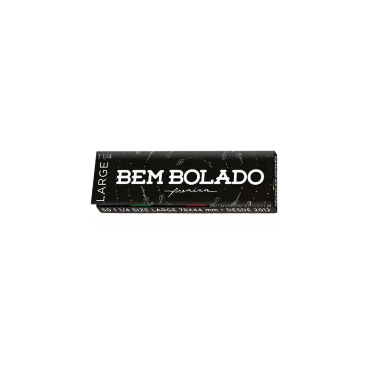 Piteira de Vidro Bem Bolado Com Seda 78mm - 1.1/4