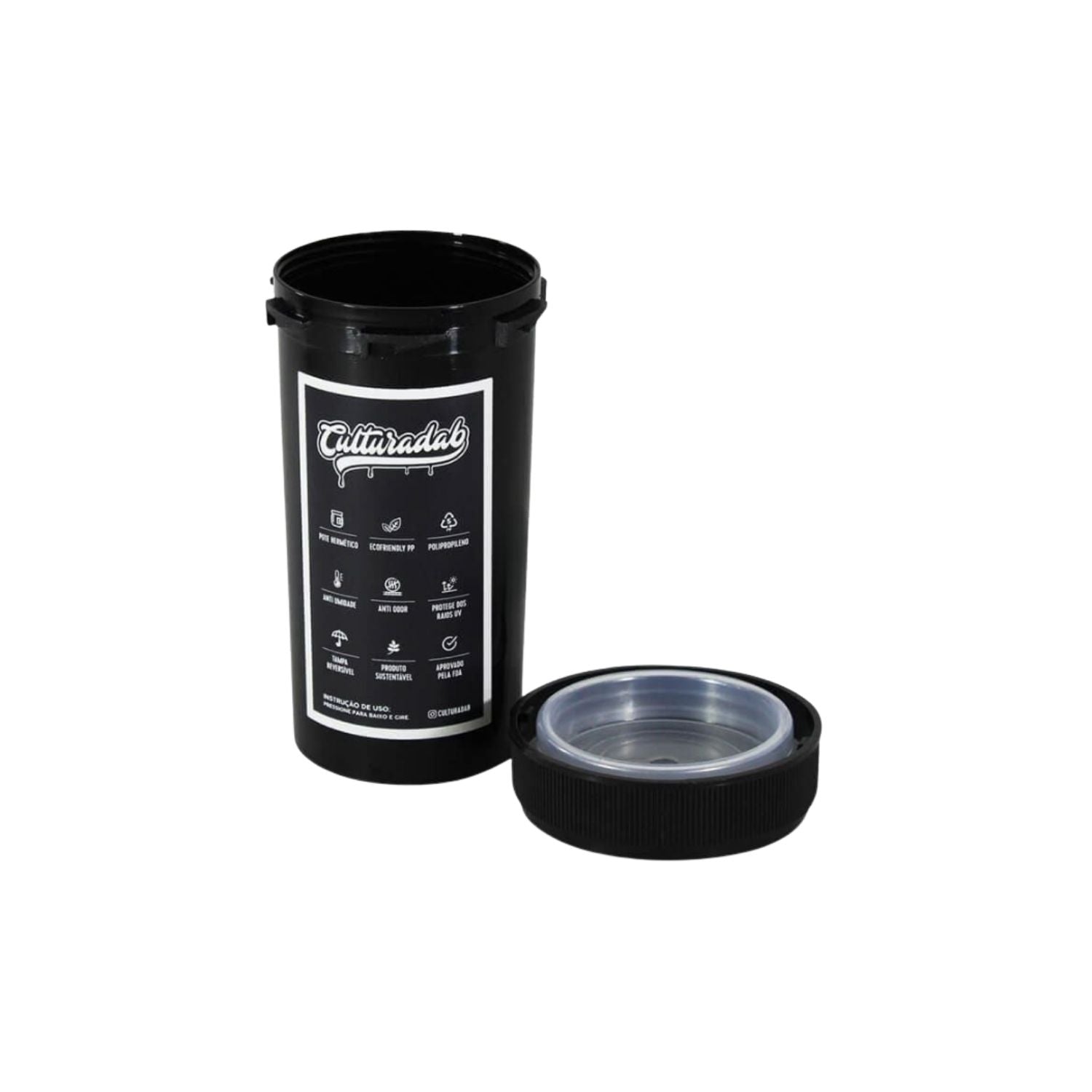 Pote Hermético com Trava 160ml Cultura Dab