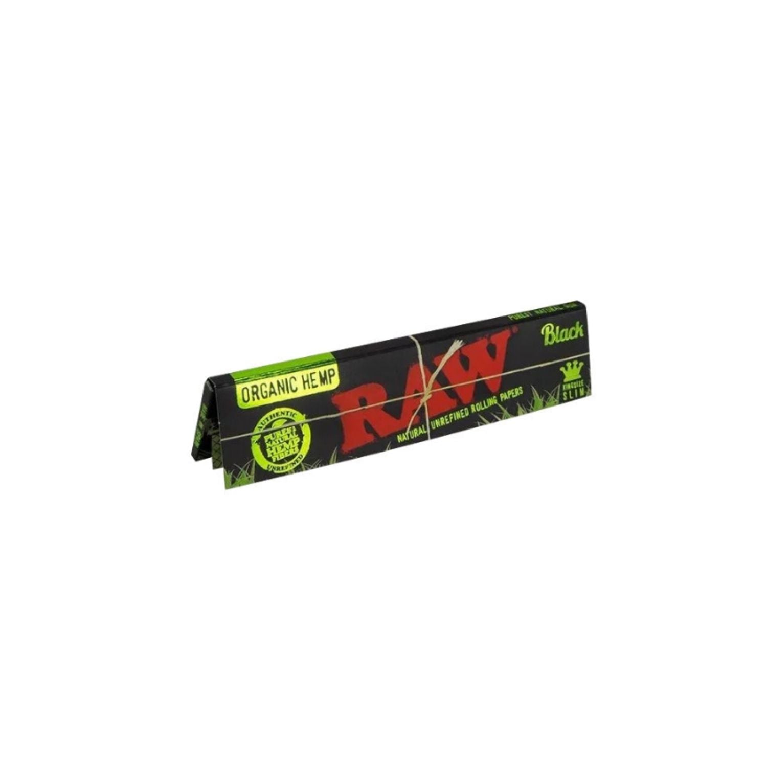 Seda Raw Black Organic Hemp Original Importada King Size 110mm