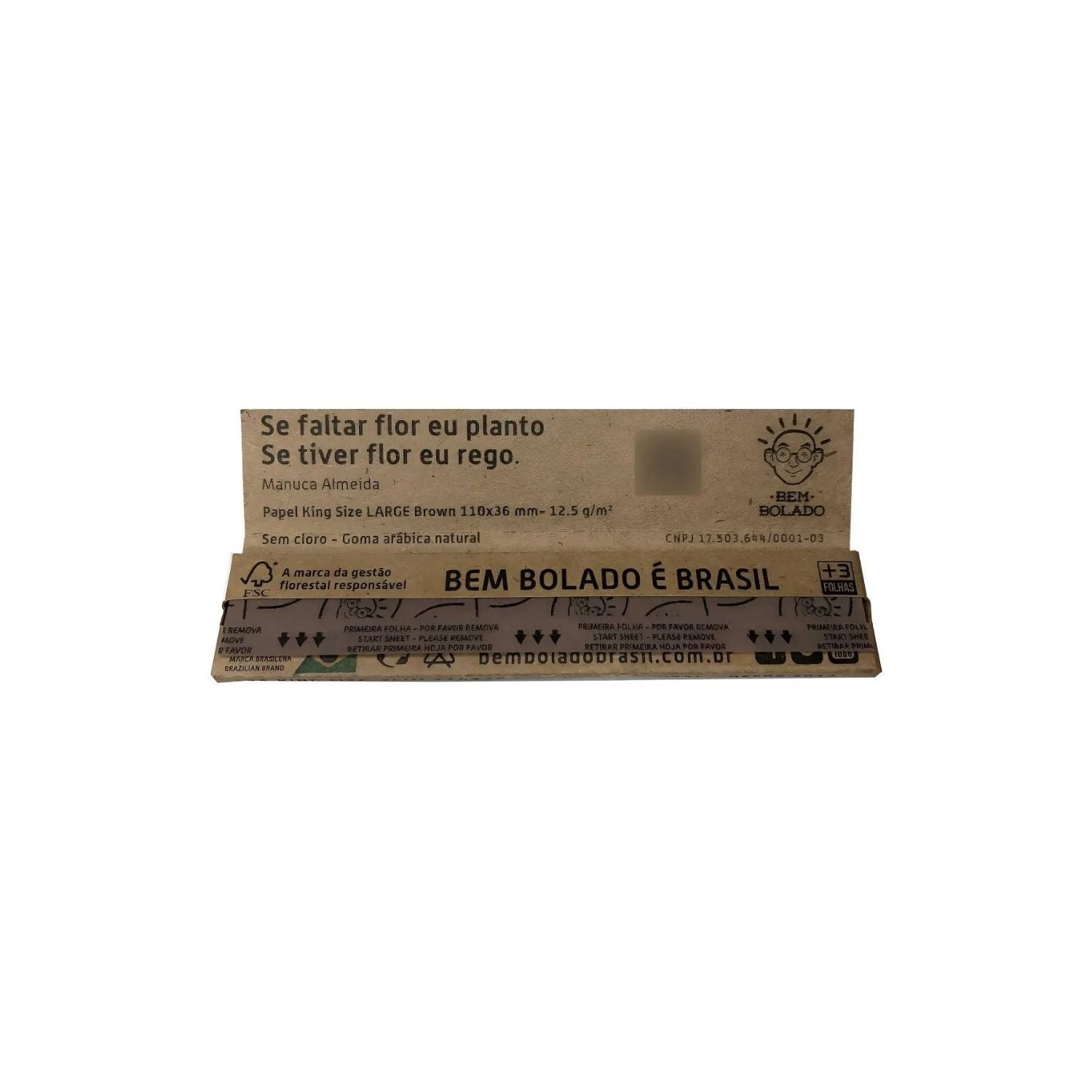 Seda Bem Bolado BROWN Slim King Size 110mm