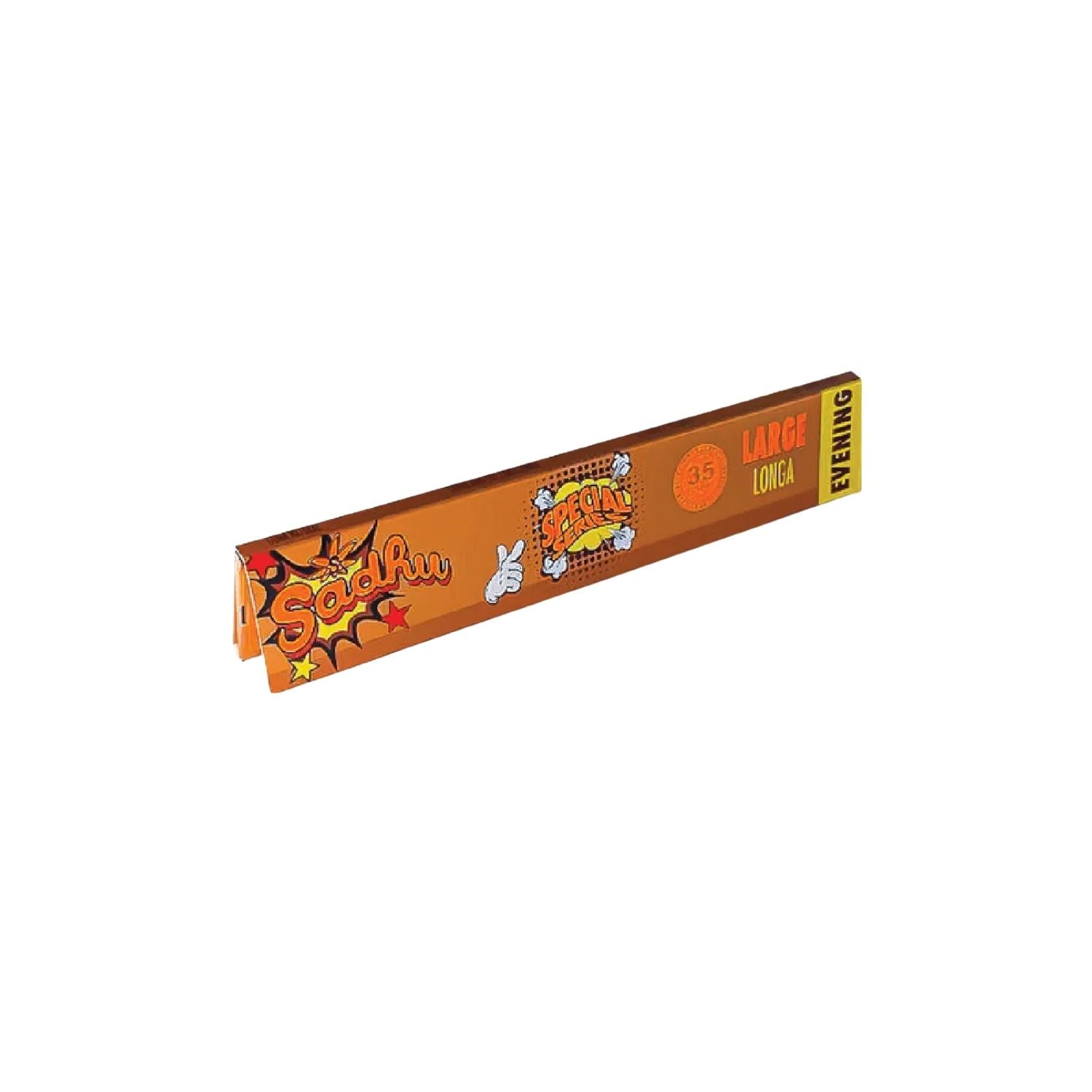 Seda Sadhu Evening Brown Large Longa 35 Folhas Serie Especial 140mm