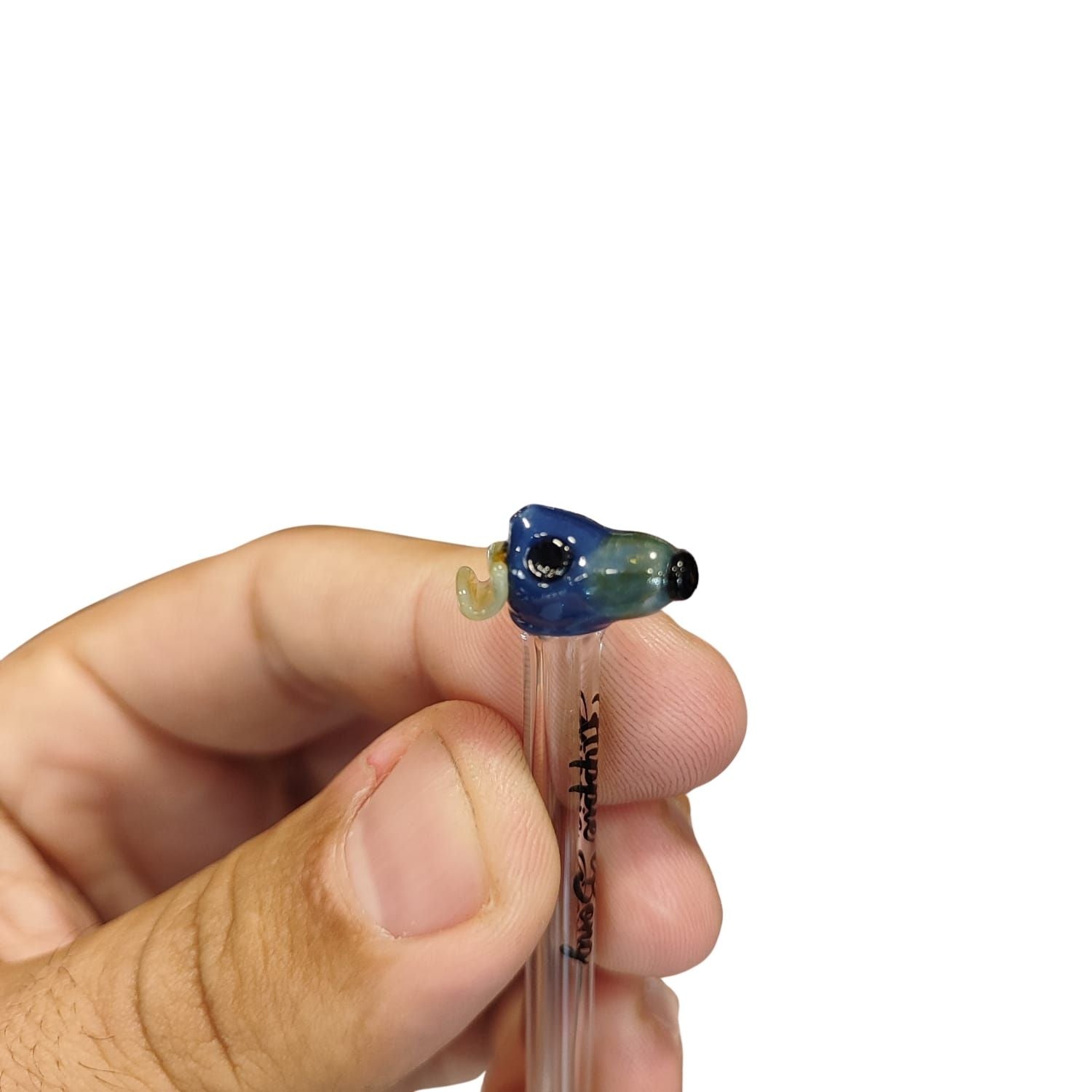 Piteira de Vidro Hippie Bong 6mm Cachorro