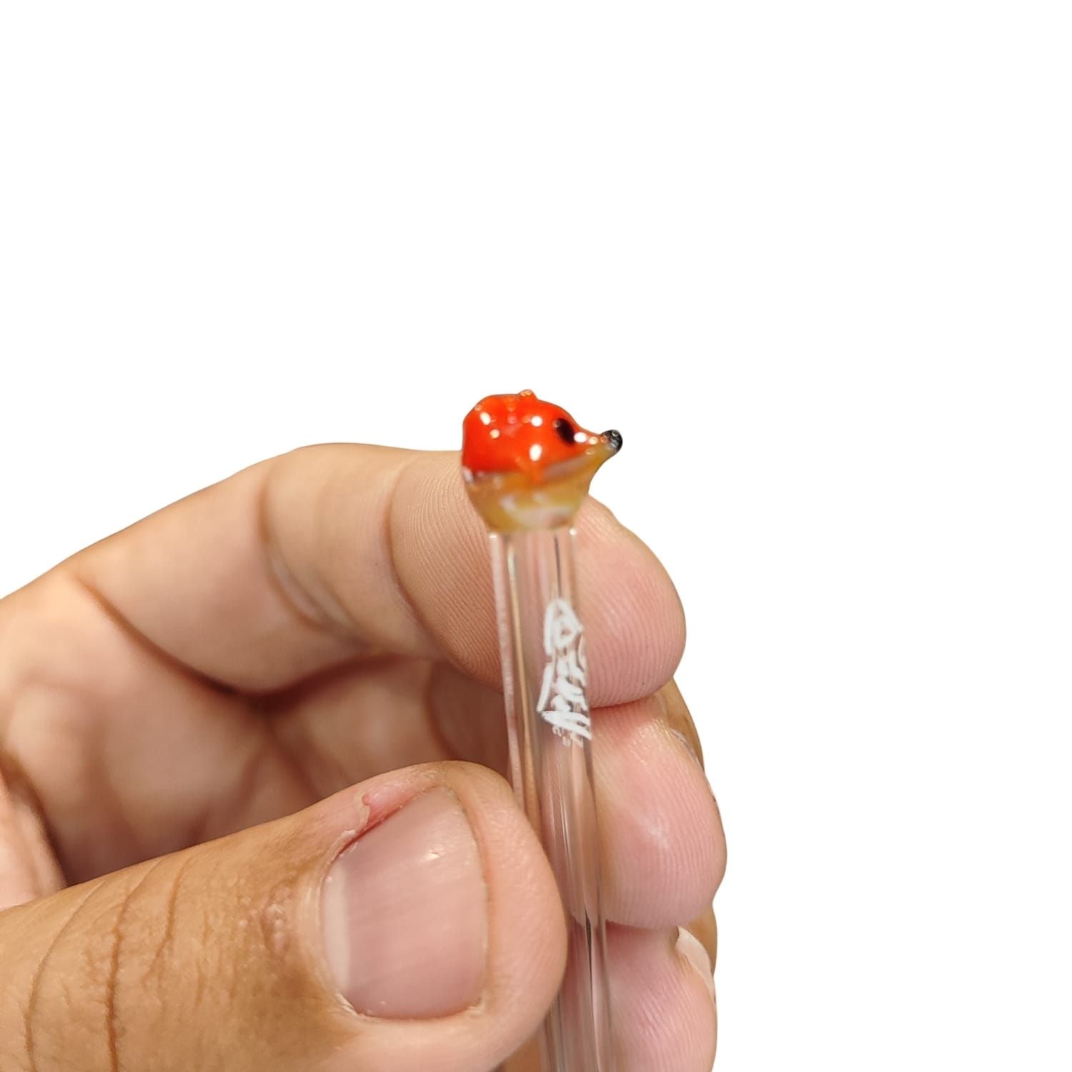 Piteira de Vidro Hippie Bong 6mm Raposa