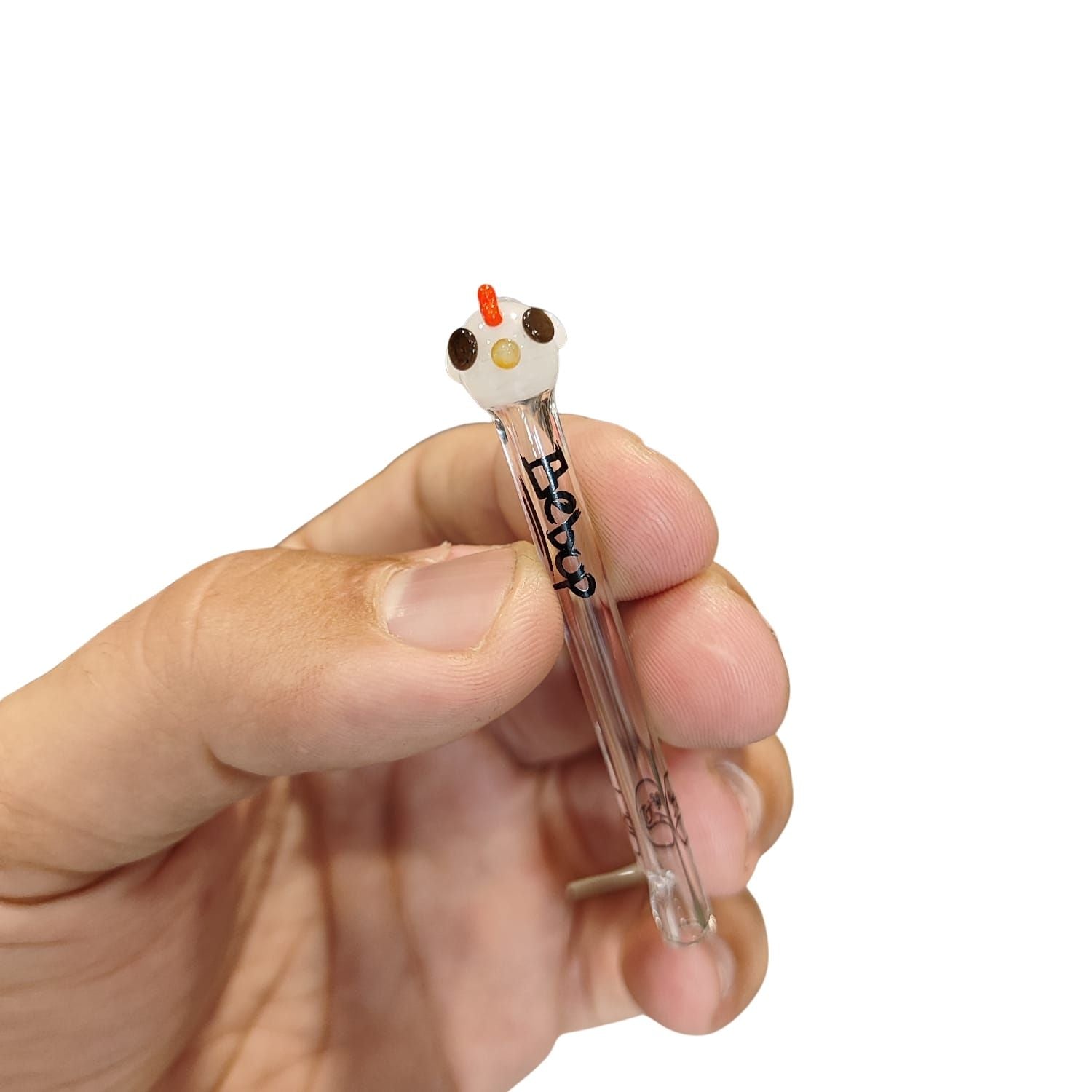 Piteira de Vidro Hippie Bong 6mm Galinha