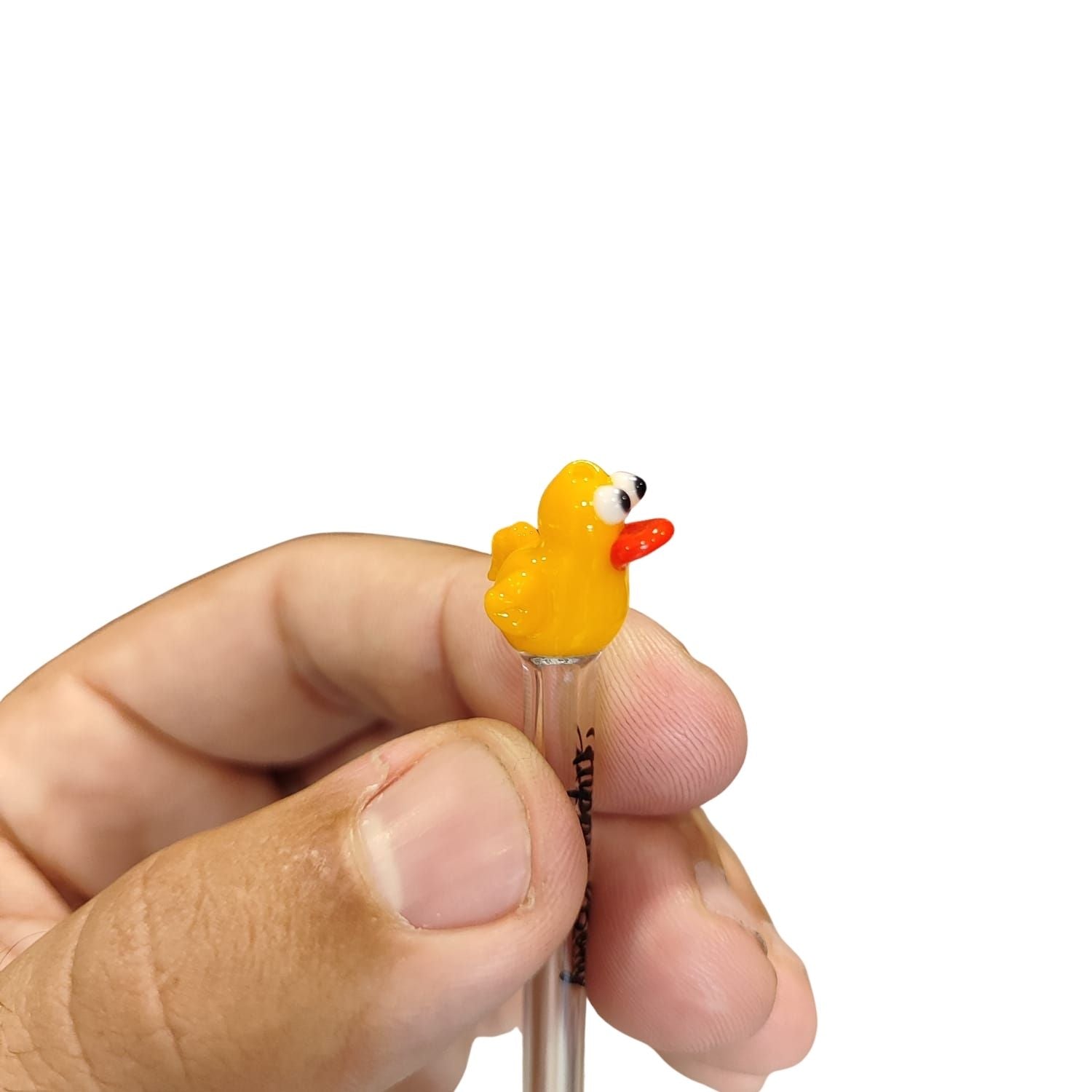 Piteira de Vidro Hippie Bong 6mm Pato