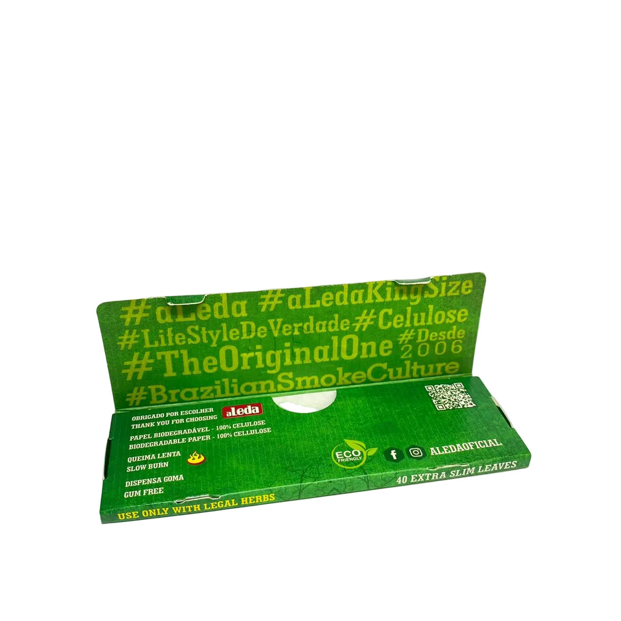 Seda Papel Celulose Aleda King Size Slim Biodegradável