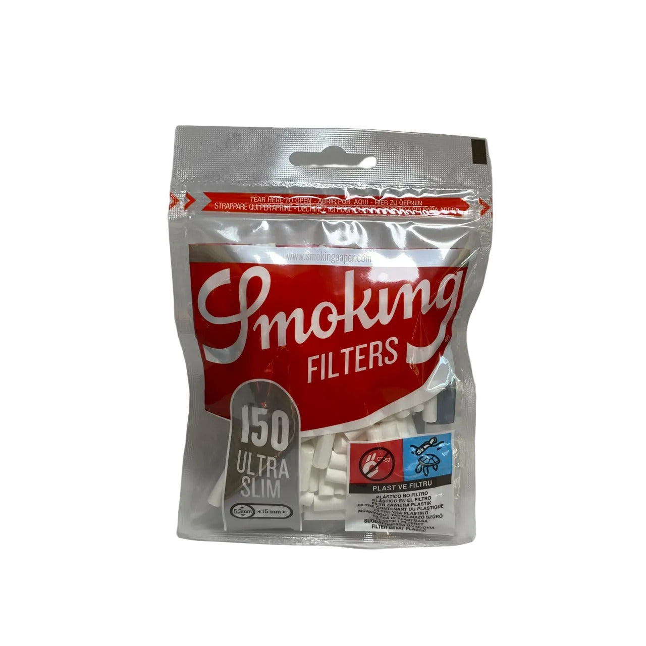 Filtro Smoking Ultra Slim 5,3x15mm com 150 unidades