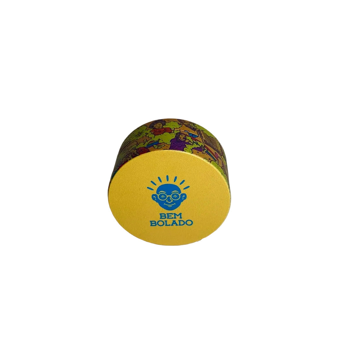 Dichavador de Metal Bem Bolado 3 Partes Amarelo