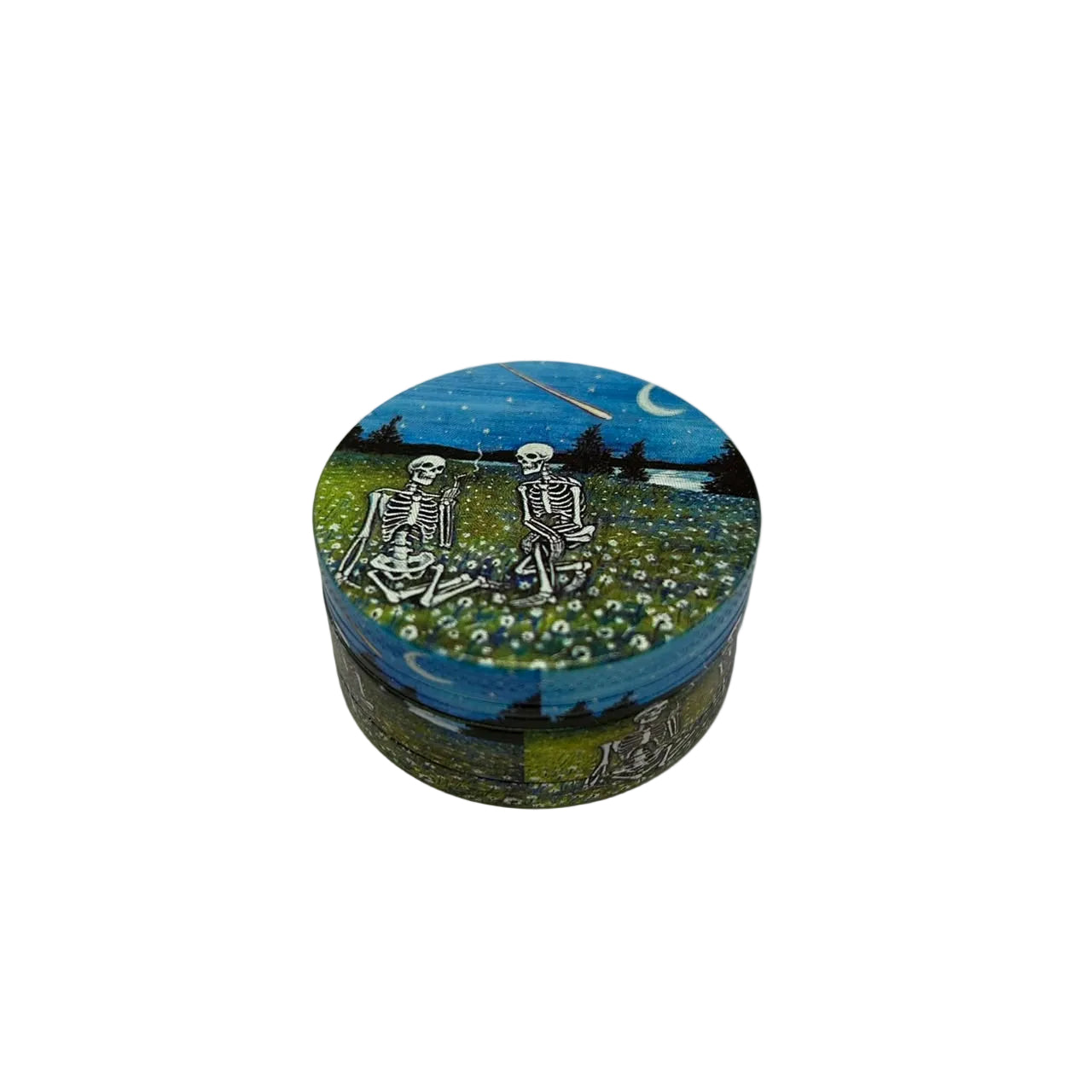 Dichavador de Metal 3 Partes Smoking Skulls