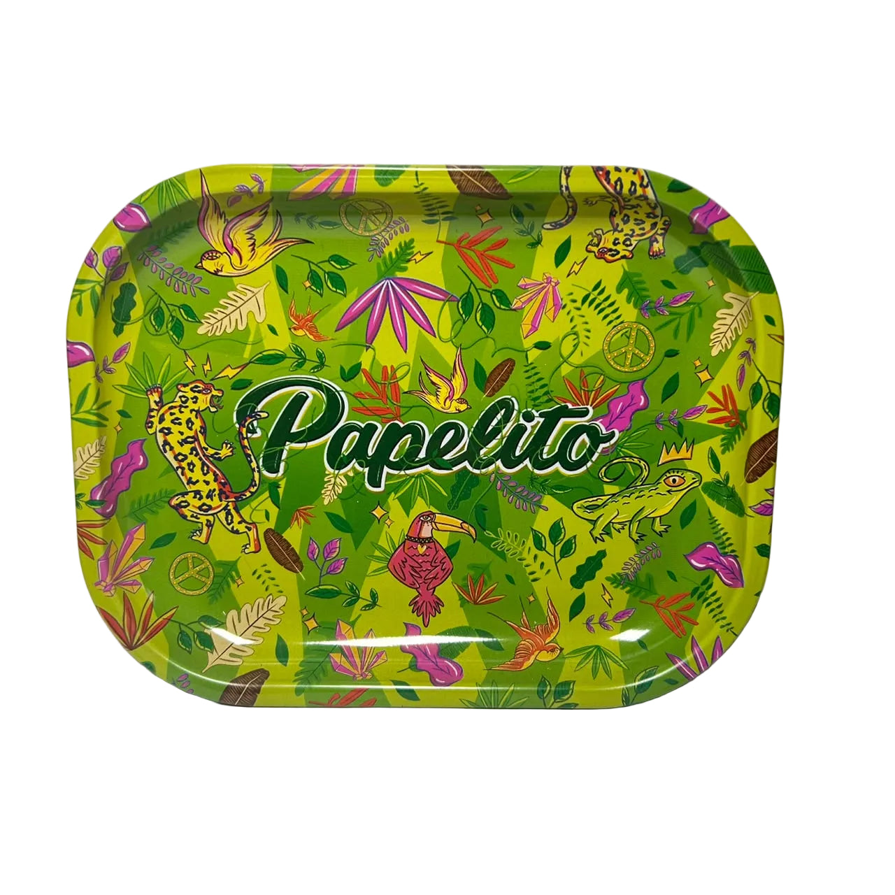 Bandeja de Metal Papelito Brasil 18x14x2,5cm