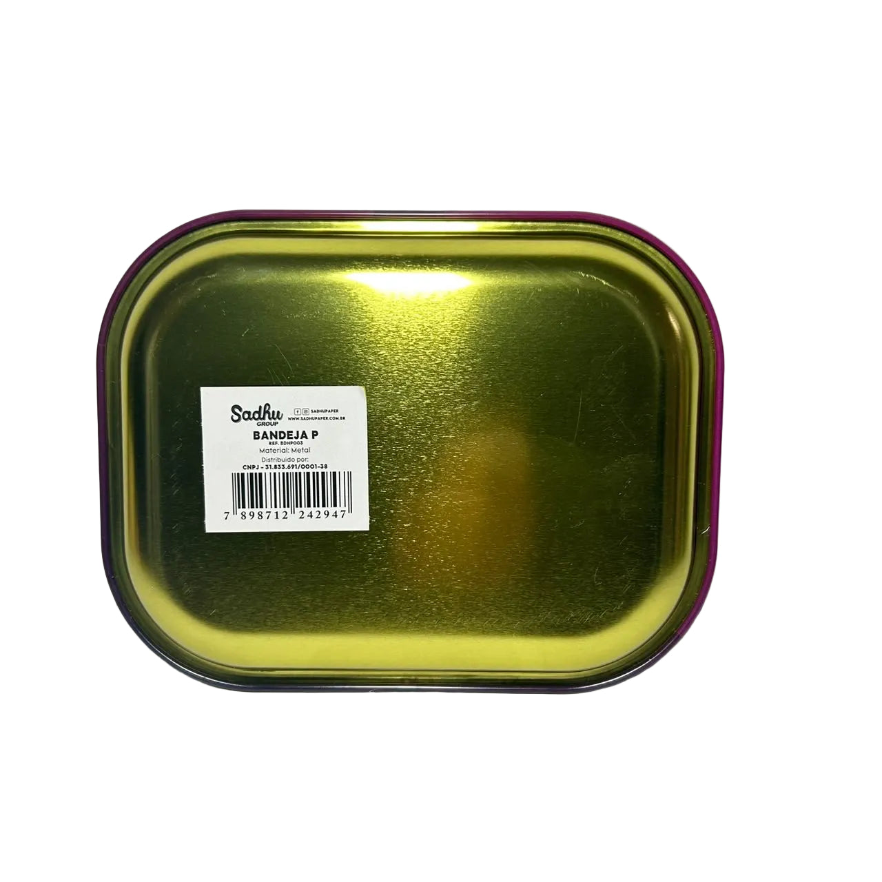 Bandeja de Metal Himalaya Spliff 18x14x2,5cm - Shiva