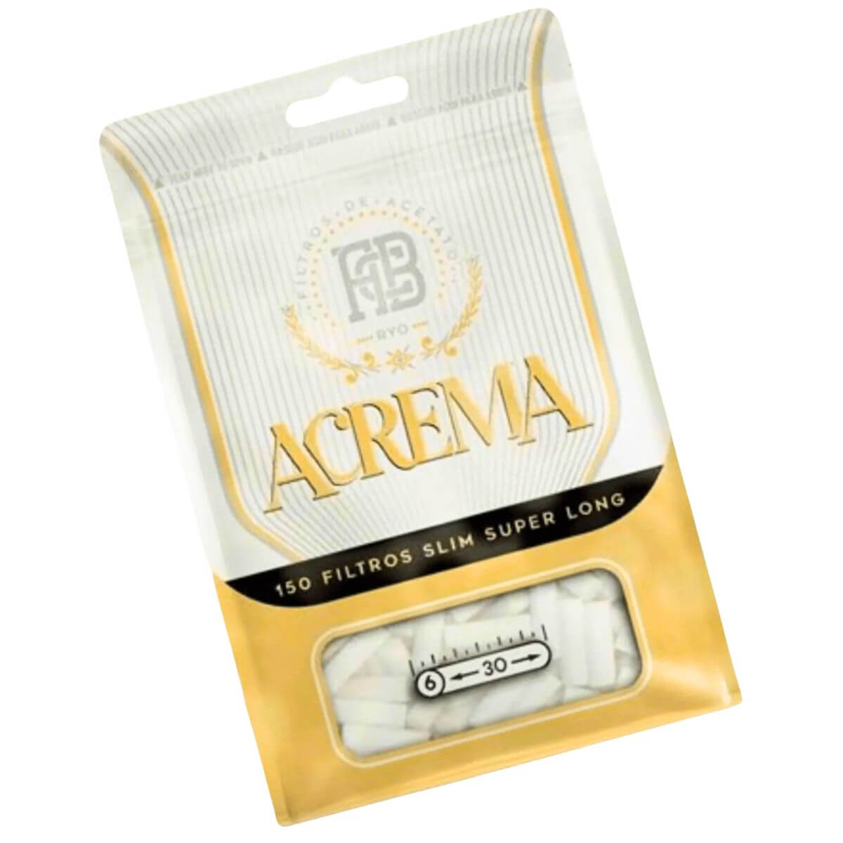 Filtro Acrema Slim Super Longo 6x30mm com 150 unidades