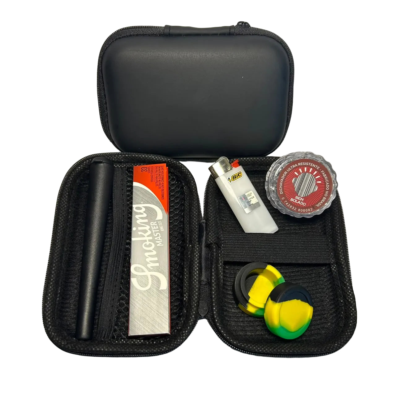 Kit Smoking Seda de Vidro Completo com 7 Itens