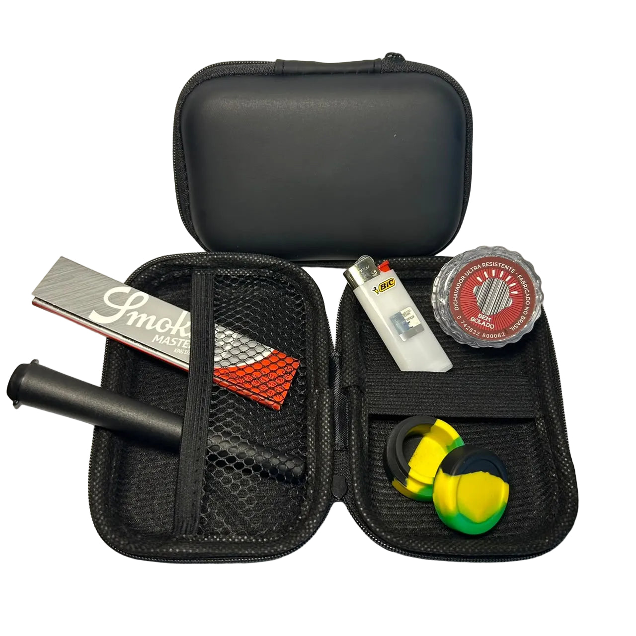 Kit Smoking Seda de Vidro Completo com 7 Itens