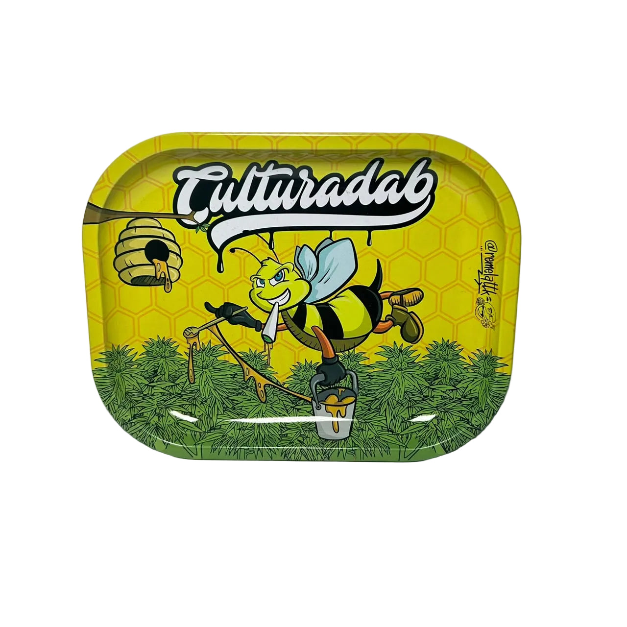 Bandeja de Metal Cultura Dab Bee 18x14x2cm