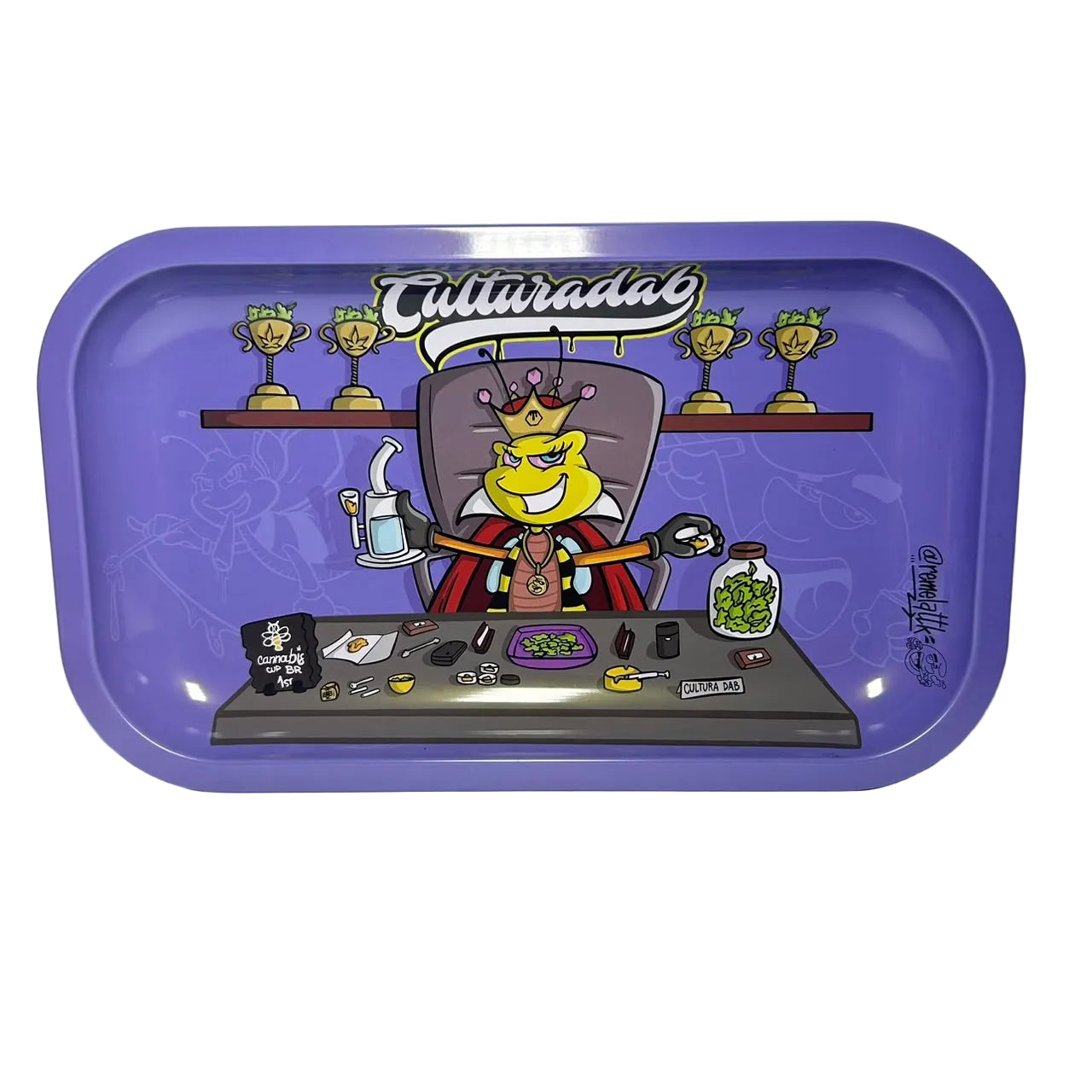 Bandeja de Metal Grande Cultura Dab 27x16cm The Queen