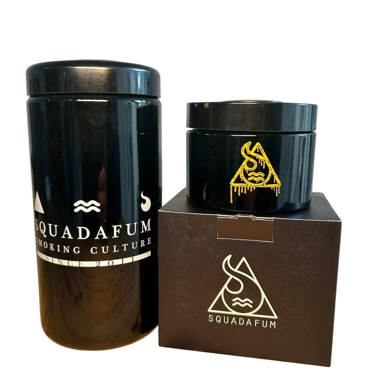 Pote Hermético Squadafum com Controle de Temperatura e Umidade Ultravioleta 250ml e 1L