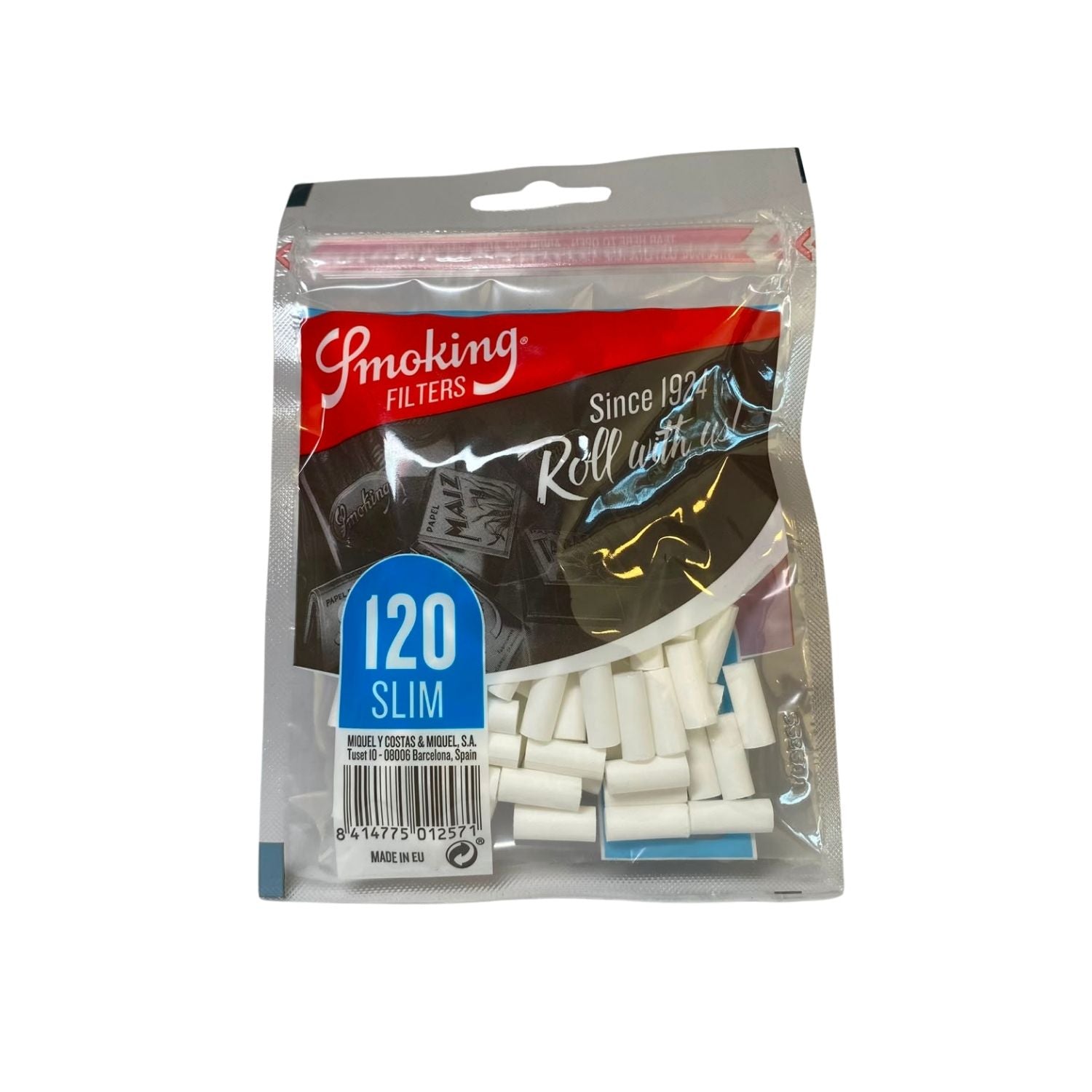 Filtro Smoking Slim 6x15mm com 120 unidades